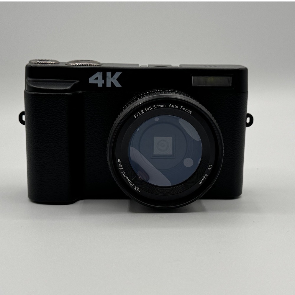 DC101 4K Digital Camera Vlogging Camera 16X Digital Zoom Autofocus Black - Picture 2 of 9